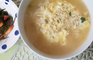 [풀무원] 자연은맛있다 정면, 백면, 홍면  세트 — 4.5점을 준 리뷰어가 2021년 4월 올린 사용 사진