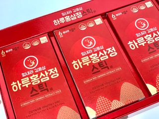 힘내라김홍삼 하루홍삼정스틱 10g x 30포 — 5점을 준 리뷰어가 2021년 5월 올린 사용 사진