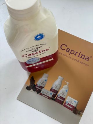 카프리나 프레쉬 산양밀크 어메이징 바디워시 500ml(오리지널향) — 5점을 준 리뷰어가 2023년 4월 올린 사용 사진