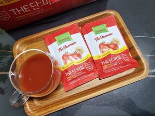 제이제이바이오 더단마토 프리미엄주스 100ml 30팩입 - 무설탕 스테비아 토마토즙 — 5점을 준 리뷰어가 2022년 1월 올린 사용 사진