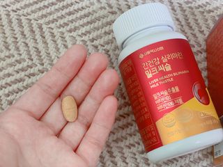 서울약사신협 간건강 실리마린 밀크씨슬 800mg, 60정 — 4.5점을 준 리뷰어가 2021년 11월 올린 사용 사진