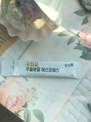 체인미 국화꽃 추출분말 에스오에스 곡류효소 과일채소 17종 혼합 분말 스틱 — 5점을 준 리뷰어가 2021년 11월 올린 사용 사진