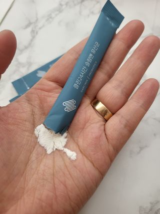 클린24시간 슬림앤유산균 1박스 (3.5g X 15포) — 5점을 준 리뷰어가 2023년 1월 올린 사용 사진
