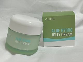 김정문알로에 큐어 큐어 알로에 리프레쉬 젤리 세럼, 큐어 알로에 하이드로 젤리 크림 — 4.5점을 준 리뷰어가 2021년 4월 올린 사용 사진
