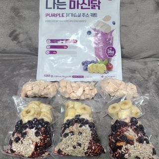 수플먼트 나는 마신닭!! 닭가슴살 주스키트, 먹기 힘들었던 닭가슴살 이제는 마시자 — 4점을 준 리뷰어가 2023년 3월 올린 사용 사진