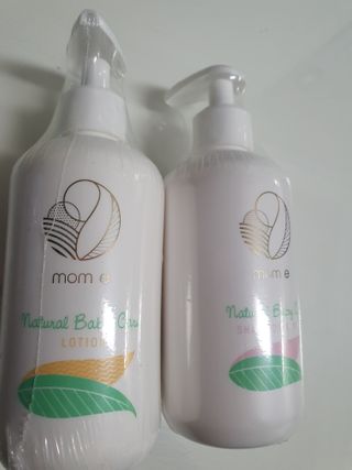 mom e 맘이 내추럴 베이비 케어 샴푸앤바스+로션 — 4.5점을 준 리뷰어가 2021년 1월 올린 사용 사진