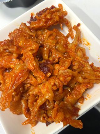 [닭집아들] 직화무뼈닭발 &  신제품 직화로제무뼈닭발 — 4.5점을 준 리뷰어가 2024년 1월 올린 사용 사진