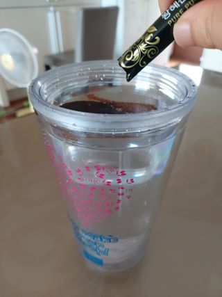 보의당 왕혜문 퓨어보이차 100 — 5점을 준 리뷰어가 2021년 7월 올린 사용 사진