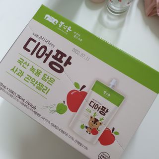 [몸엔용] 우리 아이 건강간식, 달콤한 녹용곤약젤리 디어팡 4종 — 5점을 준 리뷰어가 2021년 8월 올린 사용 사진