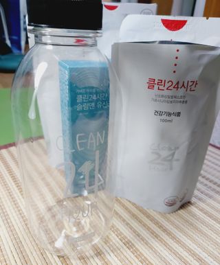클린24시간 1BOX(5포) + 전용보틀(500ml) — 5점을 준 리뷰어가 2023년 6월 올린 사용 사진
