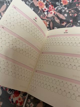 리훈 하밍이와 함께하는 숨은라인찾기 다이어트 플래너 — 5점을 준 리뷰어가 2021년 4월 올린 사용 사진
