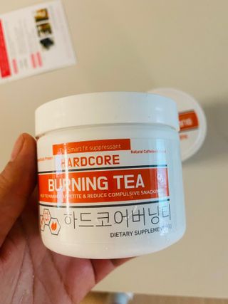 뉴트리션팩토리 하드코어버닝티 오리지널 — 4점을 준 리뷰어가 2021년 10월 올린 사용 사진