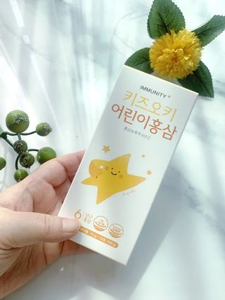 [이뮤니티플러스]우리아이 면역오키, 건강오키 _ 키즈오키 어린이홍삼 10포 1box — 3점을 준 리뷰어가 2022년 4월 올린 사용 사진