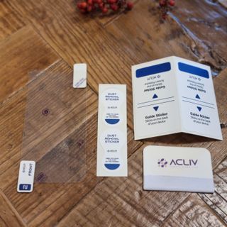 아클리브 Premium 항균 항바이러스 액정 보호필름(iPhone) — 5점을 준 리뷰어가 2022년 1월 올린 사용 사진
