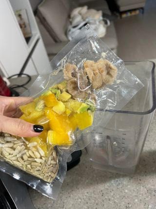 수플먼트 나는 마신닭!! 닭가슴살 주스키트, 먹기 힘들었던 닭가슴살 이제는 마시자 — 5점을 준 리뷰어가 2022년 12월 올린 사용 사진
