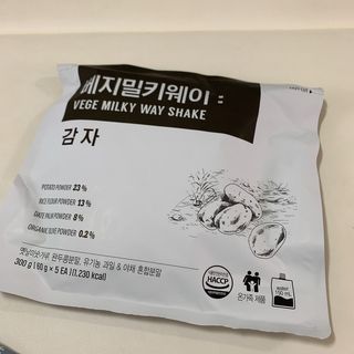 클린24시간 베지밀키웨이 감자 쉐이크 1세트 (5개) — 5점을 준 리뷰어가 2022년 9월 올린 사용 사진