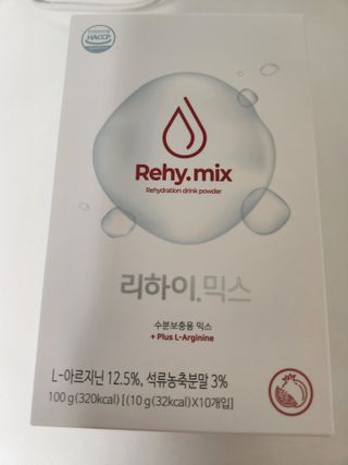 리하이.믹스 수분보충용믹스 리하이.믹스 (Rehy.mix) — 5점을 준 리뷰어가 2022년 12월 올린 사용 사진