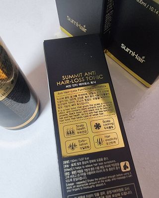 썸헤어 / SUMHAIR 썸헤어 써밋 안티 헤어로스 토닉 — 5점을 준 리뷰어가 2021년 5월 올린 사용 사진
