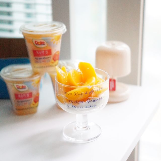 MF[Dole] 파인애플컵/망고컵/복숭아컵 198g 6입X1박스 (맛 1가지 랜덤 발송) 리뷰 사진