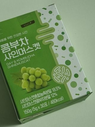 참앤들황토농원 7가지 맛! 탄산 톡톡! 스파클링! 데이앤 콤부차 7종 10포 1박스씩 ★총 7박스★ — 5점을 준 리뷰어가 2023년 3월 올린 사용 사진