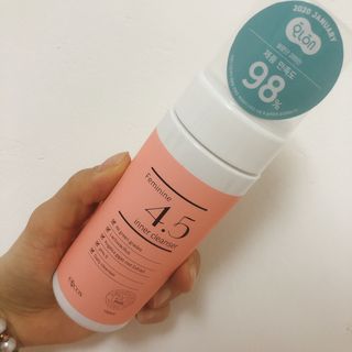이엔코스 페미닌 4.5 이너클렌저 — 4점을 준 리뷰어가 2021년 3월 올린 사용 사진
