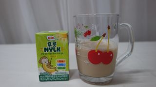 돌 Dole 후룻Mylk 바나나 135ml X32입 X1박스 — 5점을 준 리뷰어가 2022년 10월 올린 사용 사진