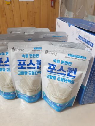 자연에온 마시는 프로틴 고함량 균형단백질 음료 포스틴 125ml 10개입 1BOX — 5점을 준 리뷰어가 2021년 4월 올린 사용 사진