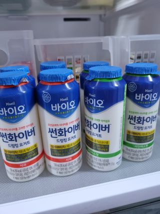 LIVE 매일바이오 썬화이버 드링킹 요거트 — 5점을 준 리뷰어가 2022년 8월 올린 사용 사진