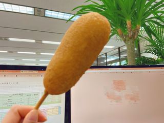 오마뎅 한우핫도그 — 4.5점을 준 리뷰어가 2021년 5월 올린 사용 사진