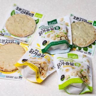 굽네몰 [굽네] 탱글탱글 닭가슴살볼 3종, 닭가슴살 오븐 스테이크 3종 — 5점을 준 리뷰어가 2021년 5월 올린 사용 사진
