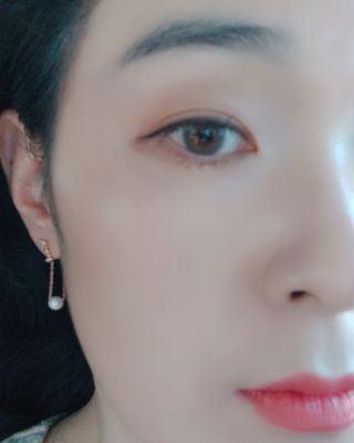렌시스 LENSSIS [ 렌시스 ] 수채화 색감의 맑은 렌즈 ＃스텔라시리즈  1개월용 ｜ 2컬러 중 택1 ｜ — 4점을 준 리뷰어가 2021년 6월 올린 사용 사진