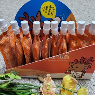[몸엔용] 아이가 먹는 달콤 국산녹용 키엔용 비타  80ml x 10포 — 5점을 준 리뷰어가 2021년 7월 올린 사용 사진