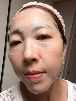 베지톨로지 비니페린 브라이트닝 마스크 (10매입) — 4.5점을 준 리뷰어가 2022년 8월 올린 사용 사진