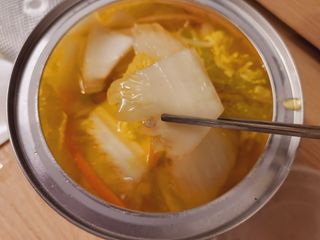 셰프애찬 단호박 백김치 1kg — 5점을 준 리뷰어가 2022년 10월 올린 사용 사진