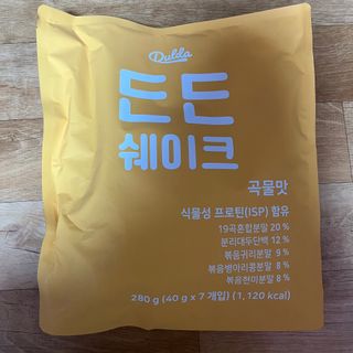 [덜다] 든든 식물성 단백질 쉐이크 40g X 7입 (곡물/딸기) — 5점을 준 리뷰어가 2023년 8월 올린 사용 사진