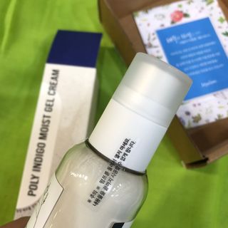 제주인디 폴리 인디고 모이스트 젤 크림 (이너보틀 에디션) — 5점을 준 리뷰어가 2023년 4월 올린 사용 사진