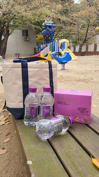 몽베스트 릴스  [MONTBEST] 330mL 20병 & 블랜딩 콤부차 새콤 4종 — 5점을 준 리뷰어가 2024년 11월 올린 사용 사진