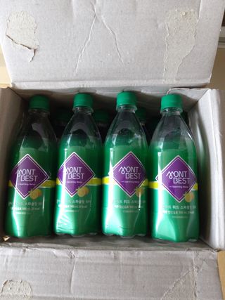 몽베스트 Montbest with Sparkling water Lemon OR Lime 20병(랜덤) — 5점을 준 리뷰어가 2021년 10월 올린 사용 사진