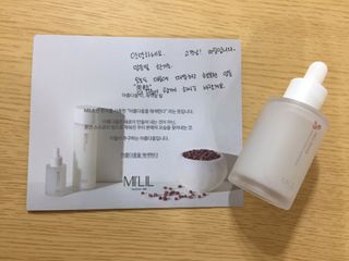 [미릴] 맑음빛 레드빈 브라이트닝 앰플 — 5점을 준 리뷰어가 2021년 1월 올린 사용 사진