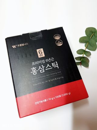 [푸름웰니스] 프리미엄 6년근 홍삼스틱 3mg x 100포 — 4점을 준 리뷰어가 2022년 3월 올린 사용 사진