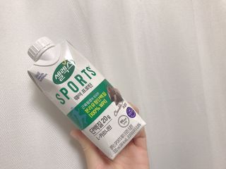 셀렉스스포츠 셀렉스 스포츠 드링크 초콜릿 _ 330ml x 12팩 — 5점을 준 리뷰어가 2021년 11월 올린 사용 사진
