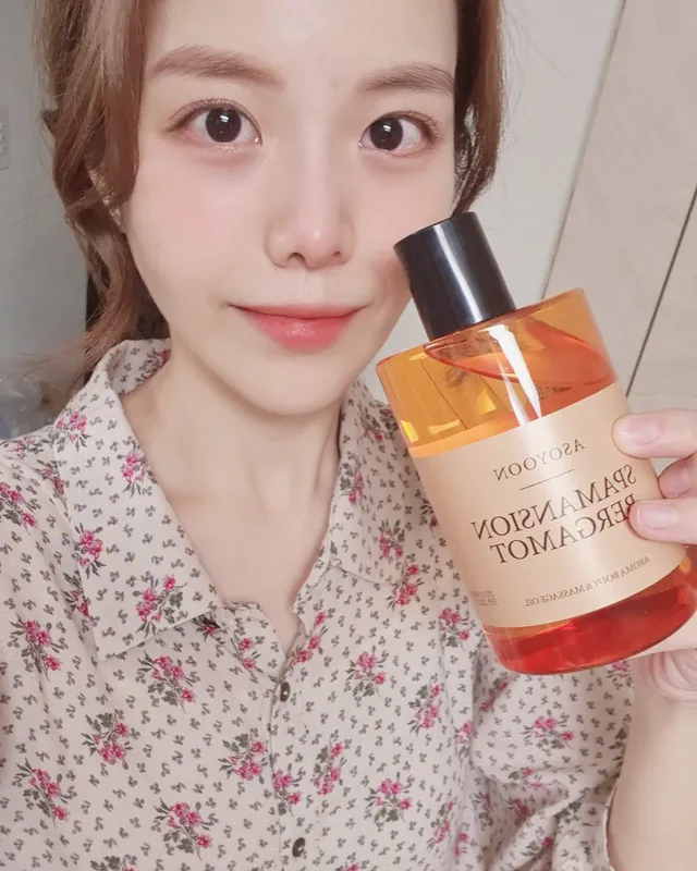 건조하고 지친 피부에 힐링을 기분좋은 향기 스파맨션 바디오일 마사지오일 5종 중1 개 랜덤발송 리뷰 사진