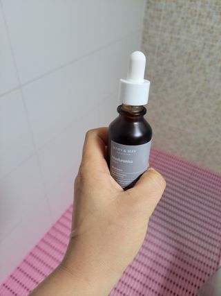마리엔메이 히알루로닉스 세럼 + 청귤 흰목이버섯 추출물 세럼 — 5점을 준 리뷰어가 2021년 8월 올린 사용 사진