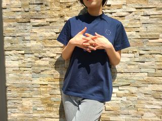 로서울 High Neck T-Shirt Navy, Gray — 5점을 준 리뷰어가 2021년 5월 올린 사용 사진