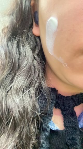 바노바기 코스메틱 바노바기 밀크씨슬 리페어 시카 선스크린 플러스 50ml — 5점을 준 리뷰어가 2023년 3월 올린 사용 사진
