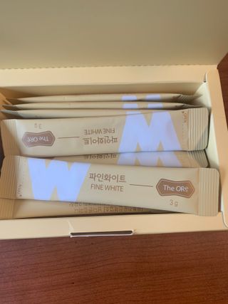 디오르 파인화이트 — 5점을 준 리뷰어가 2022년 1월 올린 사용 사진