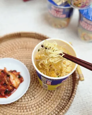 NISSIN 닛신 컵누들  4종 - 씨푸드오리지날, 씨푸드 스파이시, 씨푸드 커리, 씨푸드 XO소스 — 5점을 준 리뷰어가 2021년 12월 올린 사용 사진