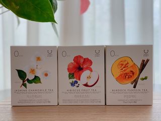 딜라이트 프로젝트 블렌딩티 우엉호박티, 히비후르츠티, 쟈스민캐모티 — 3.5점을 준 리뷰어가 2021년 7월 올린 사용 사진