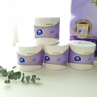 빈다 4Deluxe 4겹 엠보싱 롤 화장지 — 5점을 준 리뷰어가 2022년 3월 올린 사용 사진