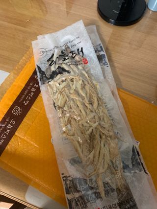 [오늘바스켓] 용대리 손질하늘태 130g — 5점을 준 리뷰어가 2021년 6월 올린 사용 사진